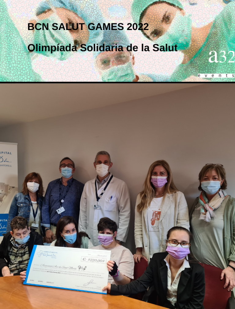 Acte donació BCN SALUT GAMES 2022 FHSJDM