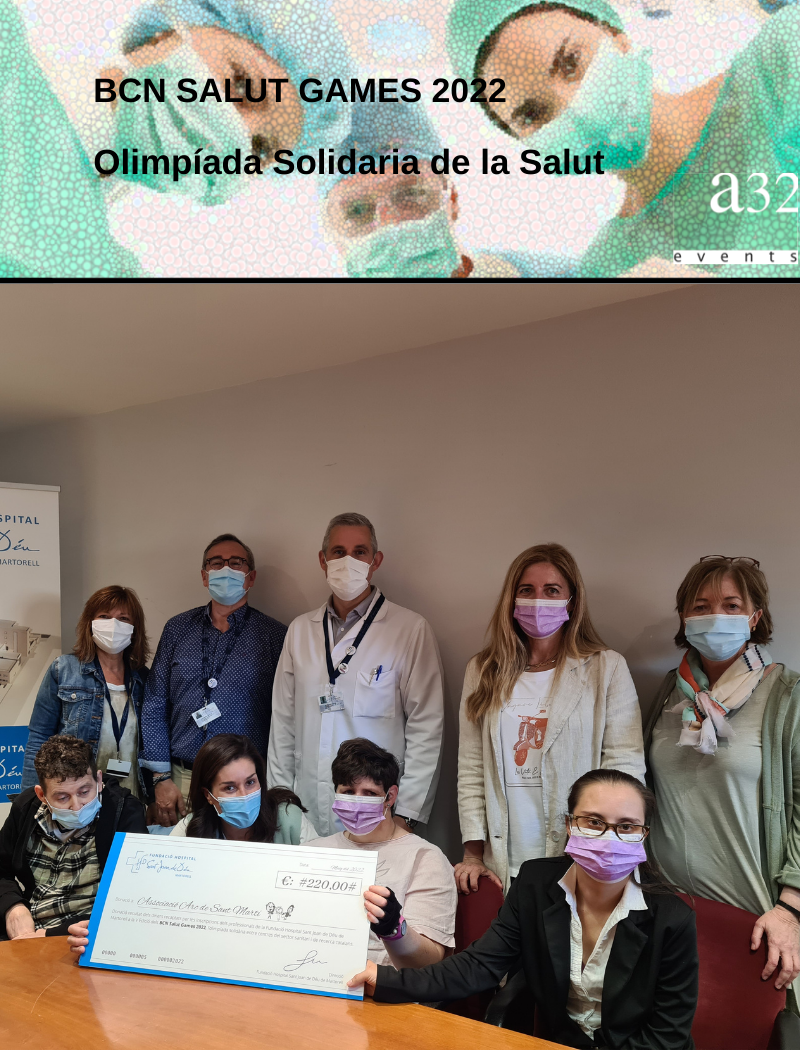 Acte donació BCN SALUT GAMES 2022 FHSJDM