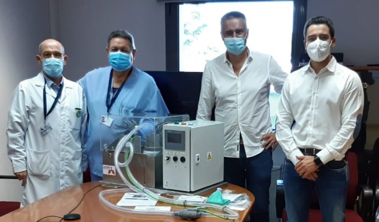 Entrega respiradors Leitat a la FHSJDM