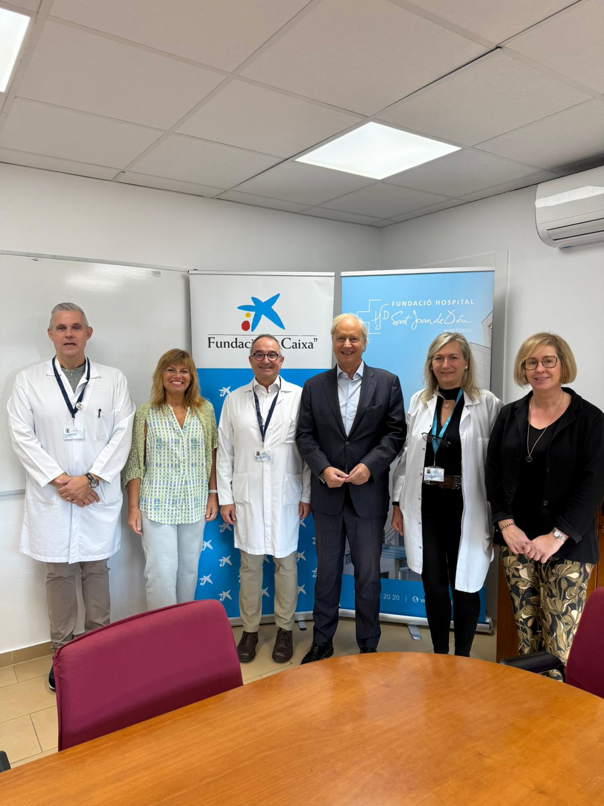 Conveni Fundació La Caixa i FHSJDM