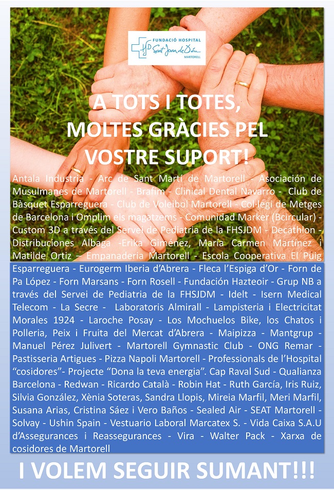 Moltes gràcies! FHSJDM