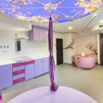 Vista de la sala de parts del centre de naixements de l'Hospital de Martorell